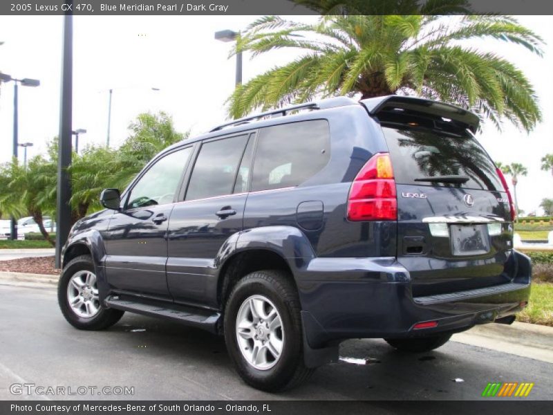 Blue Meridian Pearl / Dark Gray 2005 Lexus GX 470