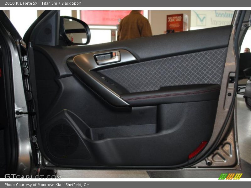 Titanium / Black Sport 2010 Kia Forte SX