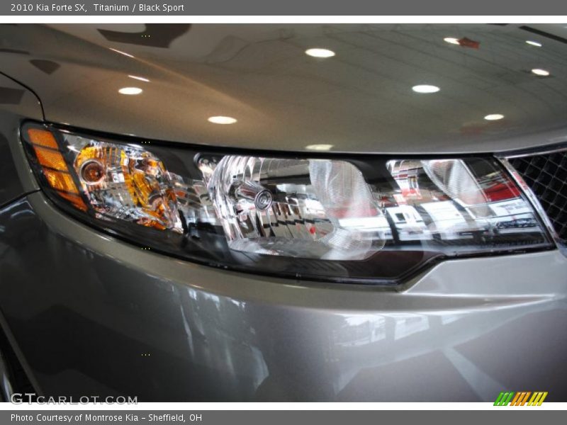 Titanium / Black Sport 2010 Kia Forte SX