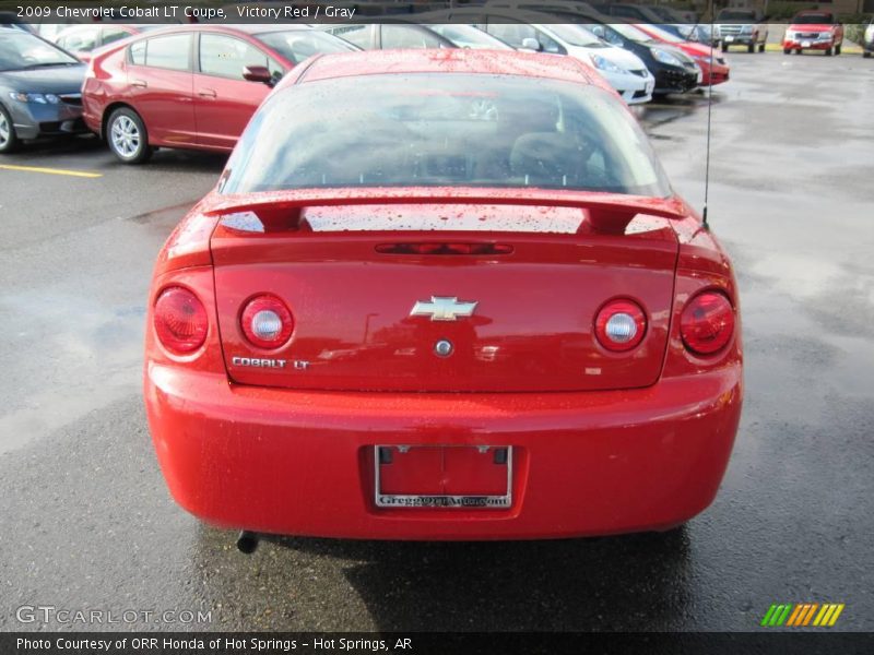 Victory Red / Gray 2009 Chevrolet Cobalt LT Coupe