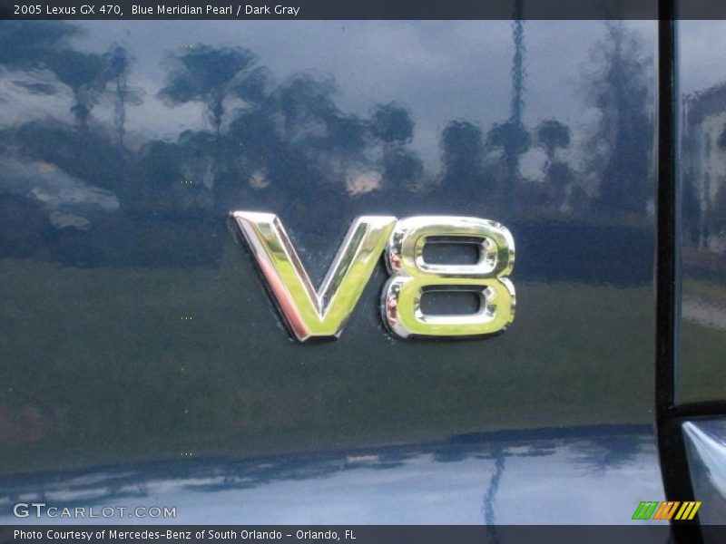Blue Meridian Pearl / Dark Gray 2005 Lexus GX 470