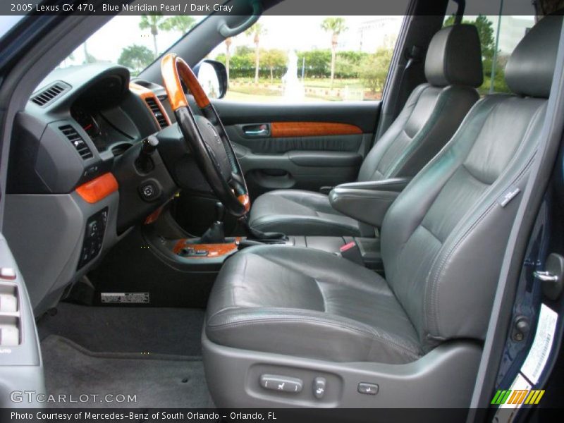 Blue Meridian Pearl / Dark Gray 2005 Lexus GX 470