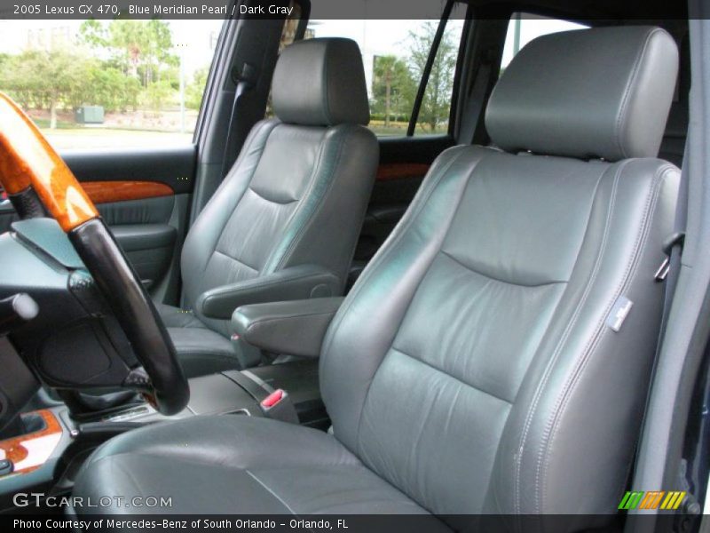 Blue Meridian Pearl / Dark Gray 2005 Lexus GX 470