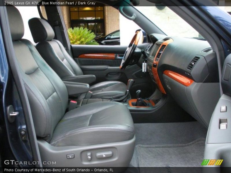 Blue Meridian Pearl / Dark Gray 2005 Lexus GX 470