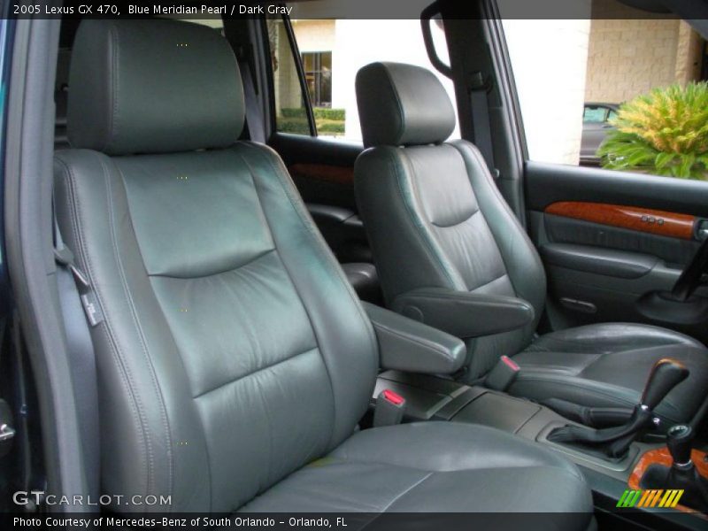 Blue Meridian Pearl / Dark Gray 2005 Lexus GX 470