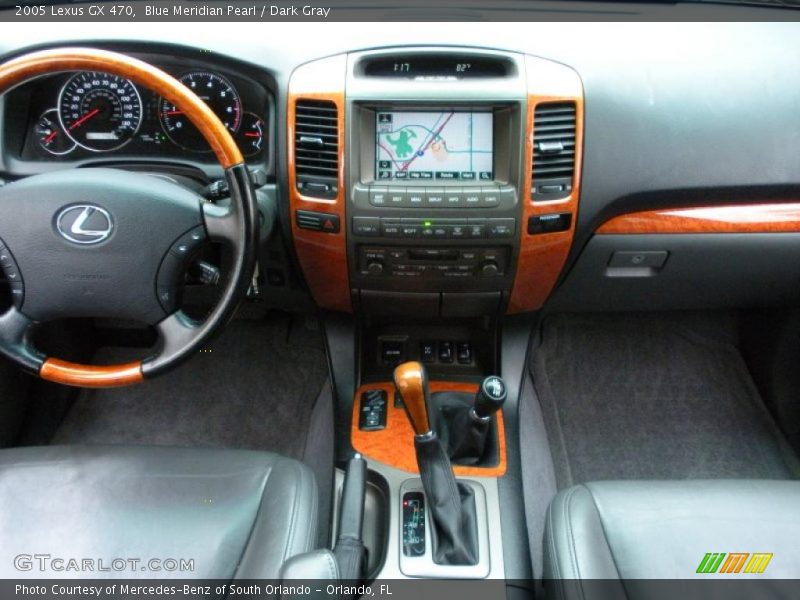 Blue Meridian Pearl / Dark Gray 2005 Lexus GX 470