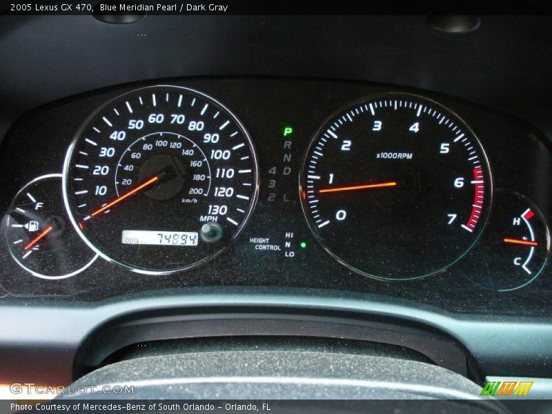 Blue Meridian Pearl / Dark Gray 2005 Lexus GX 470