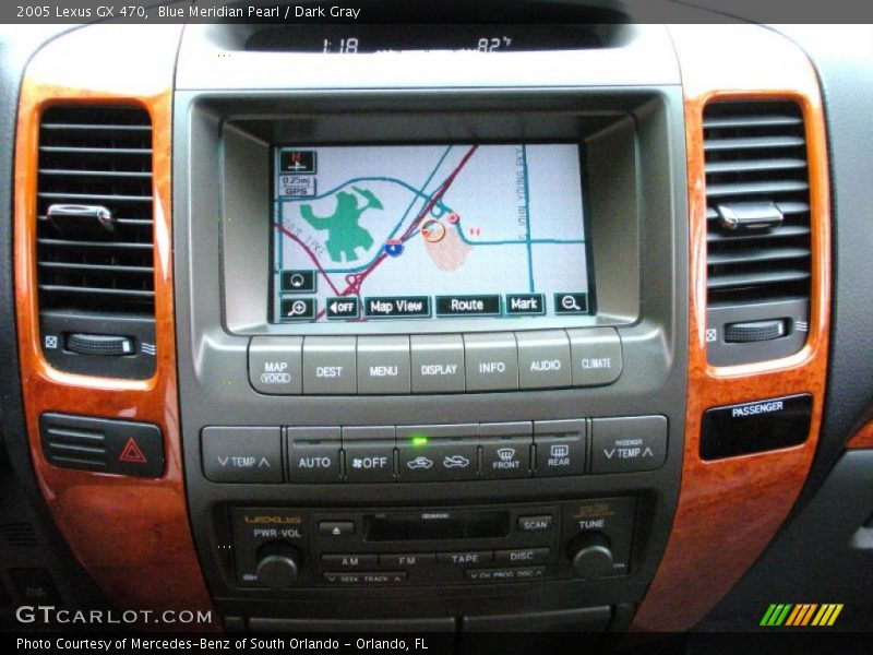 Blue Meridian Pearl / Dark Gray 2005 Lexus GX 470