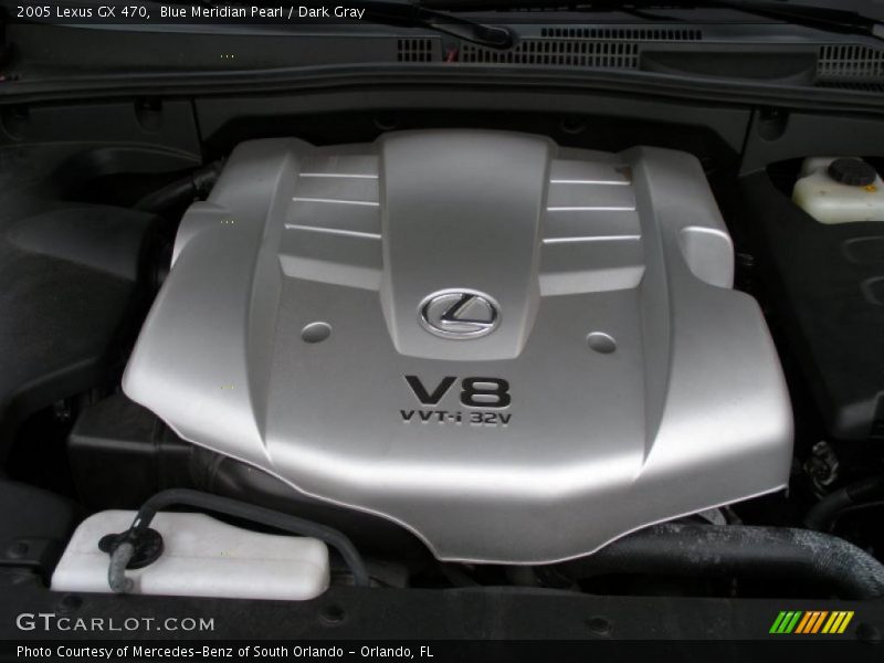 Blue Meridian Pearl / Dark Gray 2005 Lexus GX 470