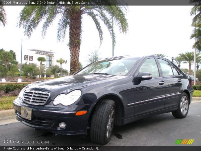 Midnight Blue / Stone 2005 Mercedes-Benz C 240 Sedan