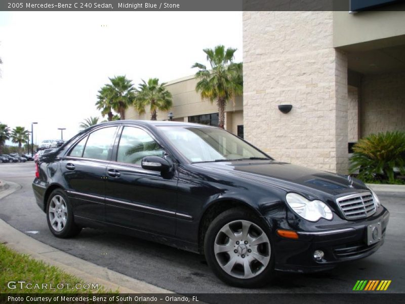 Midnight Blue / Stone 2005 Mercedes-Benz C 240 Sedan