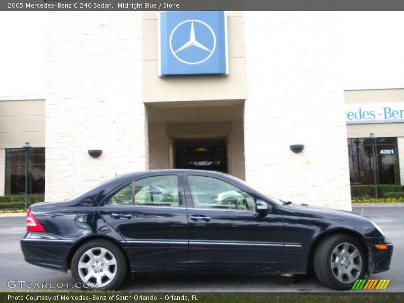 Midnight Blue / Stone 2005 Mercedes-Benz C 240 Sedan