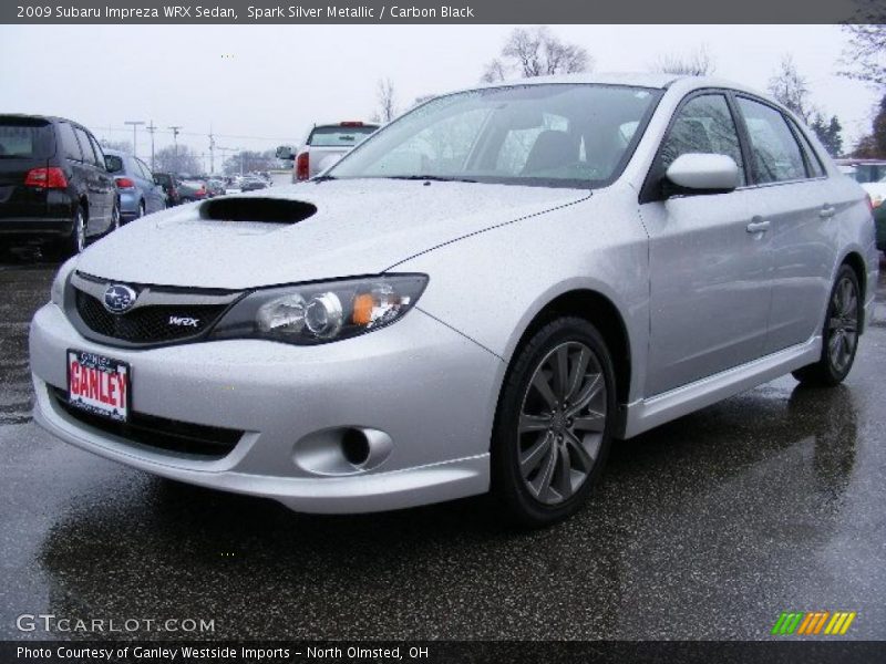 Spark Silver Metallic / Carbon Black 2009 Subaru Impreza WRX Sedan