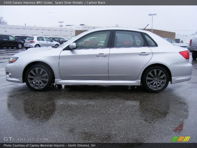 Spark Silver Metallic / Carbon Black 2009 Subaru Impreza WRX Sedan