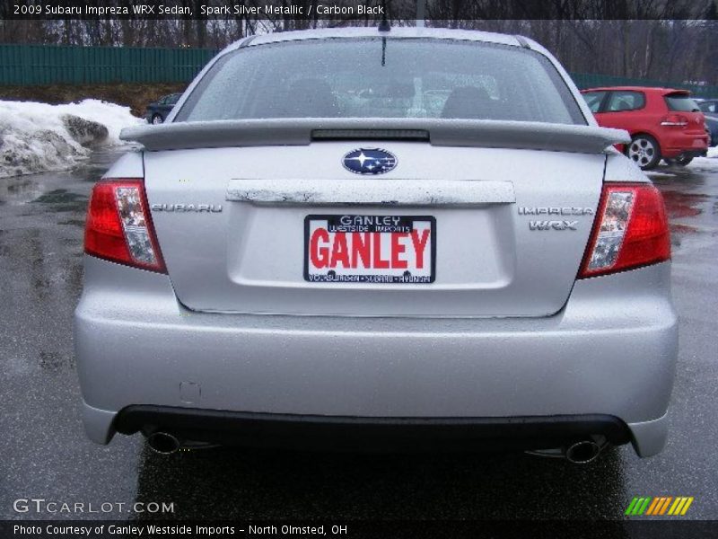 Spark Silver Metallic / Carbon Black 2009 Subaru Impreza WRX Sedan
