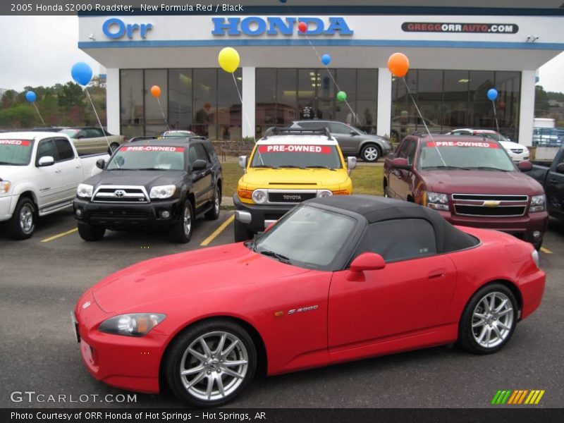 New Formula Red / Black 2005 Honda S2000 Roadster