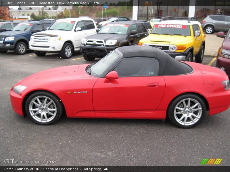 New Formula Red / Black 2005 Honda S2000 Roadster