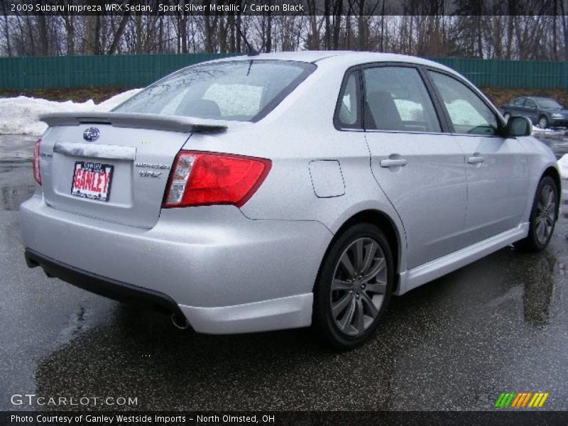 Spark Silver Metallic / Carbon Black 2009 Subaru Impreza WRX Sedan