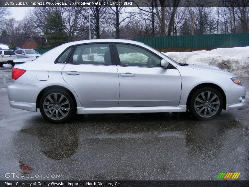 Spark Silver Metallic / Carbon Black 2009 Subaru Impreza WRX Sedan