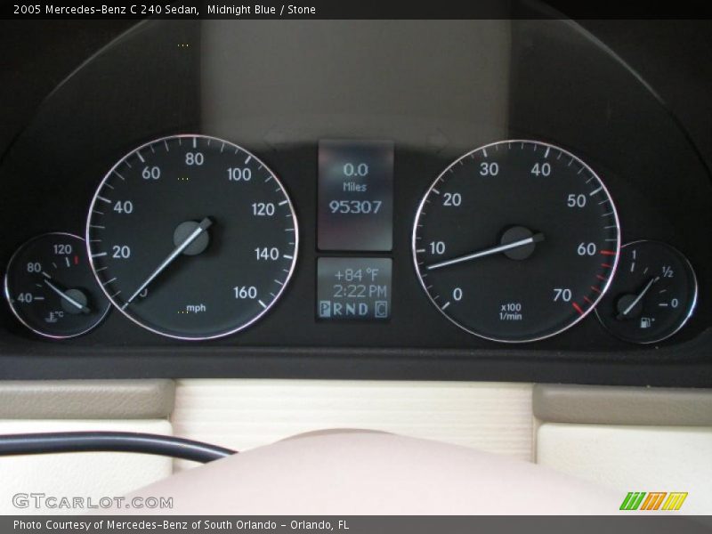 Midnight Blue / Stone 2005 Mercedes-Benz C 240 Sedan