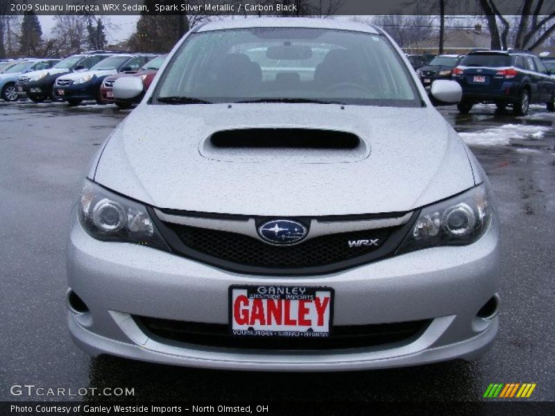Spark Silver Metallic / Carbon Black 2009 Subaru Impreza WRX Sedan