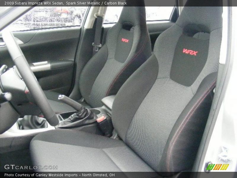 Spark Silver Metallic / Carbon Black 2009 Subaru Impreza WRX Sedan