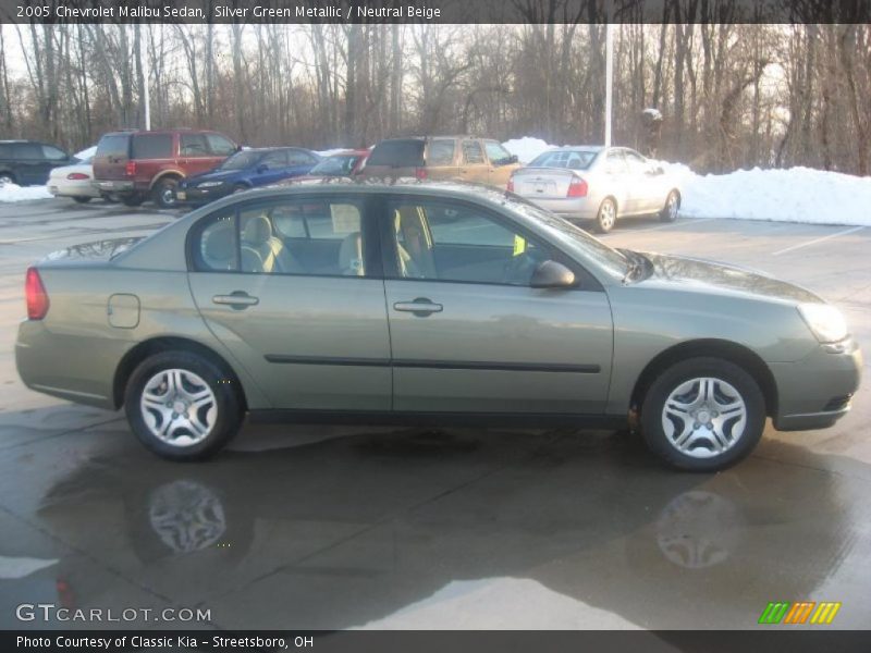 Silver Green Metallic / Neutral Beige 2005 Chevrolet Malibu Sedan