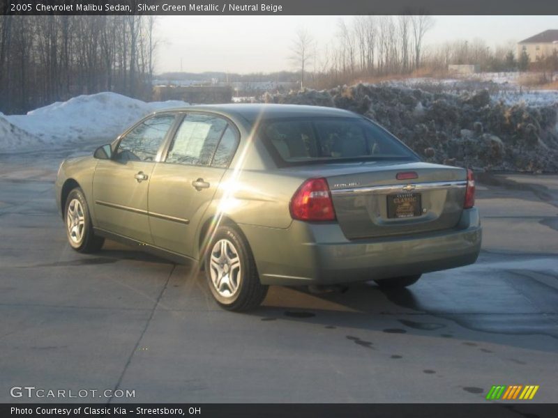 Silver Green Metallic / Neutral Beige 2005 Chevrolet Malibu Sedan