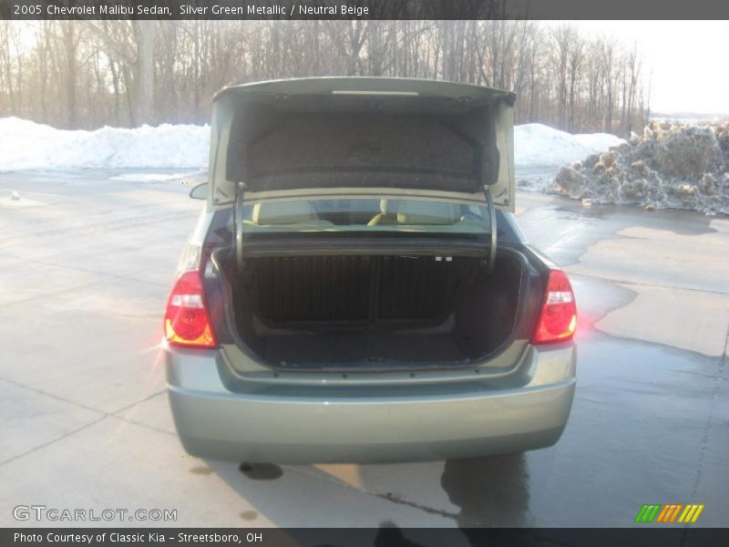 Silver Green Metallic / Neutral Beige 2005 Chevrolet Malibu Sedan