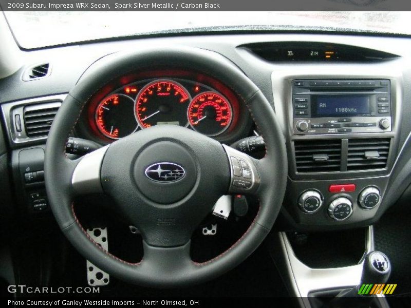 Spark Silver Metallic / Carbon Black 2009 Subaru Impreza WRX Sedan