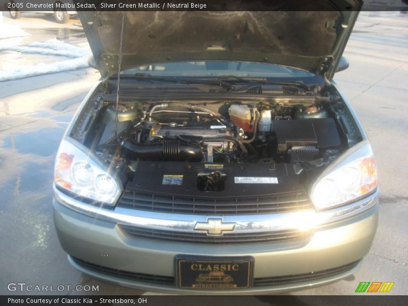 Silver Green Metallic / Neutral Beige 2005 Chevrolet Malibu Sedan