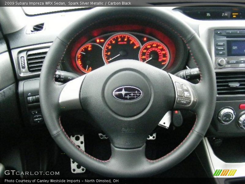 Spark Silver Metallic / Carbon Black 2009 Subaru Impreza WRX Sedan
