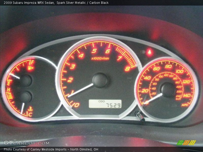 Spark Silver Metallic / Carbon Black 2009 Subaru Impreza WRX Sedan