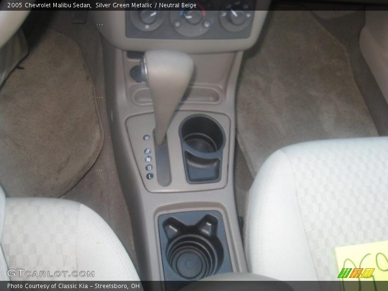 Silver Green Metallic / Neutral Beige 2005 Chevrolet Malibu Sedan