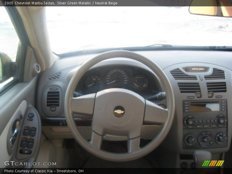Silver Green Metallic / Neutral Beige 2005 Chevrolet Malibu Sedan