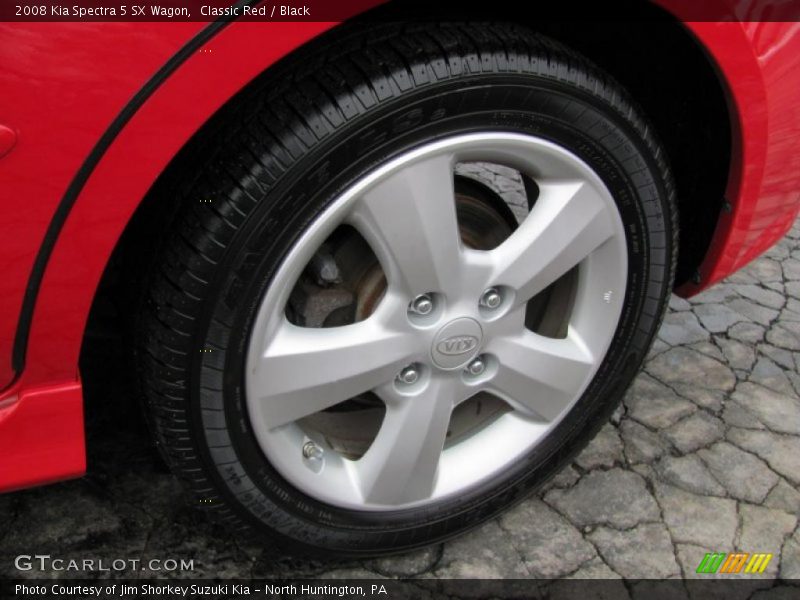 Classic Red / Black 2008 Kia Spectra 5 SX Wagon
