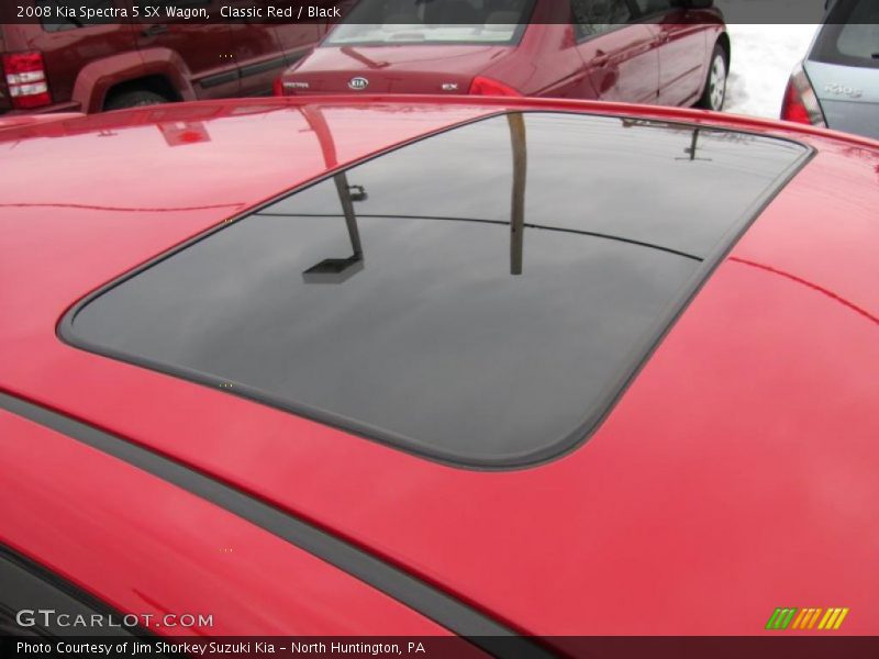 Classic Red / Black 2008 Kia Spectra 5 SX Wagon