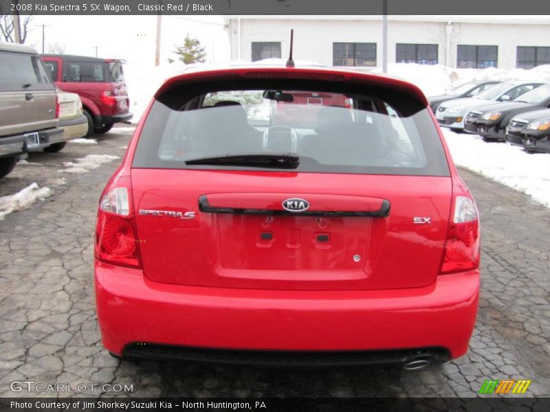 Classic Red / Black 2008 Kia Spectra 5 SX Wagon
