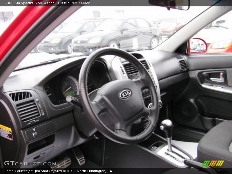 Classic Red / Black 2008 Kia Spectra 5 SX Wagon