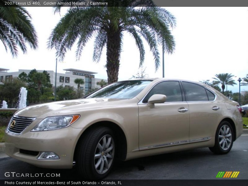 Golden Almond Metallic / Cashmere 2007 Lexus LS 460