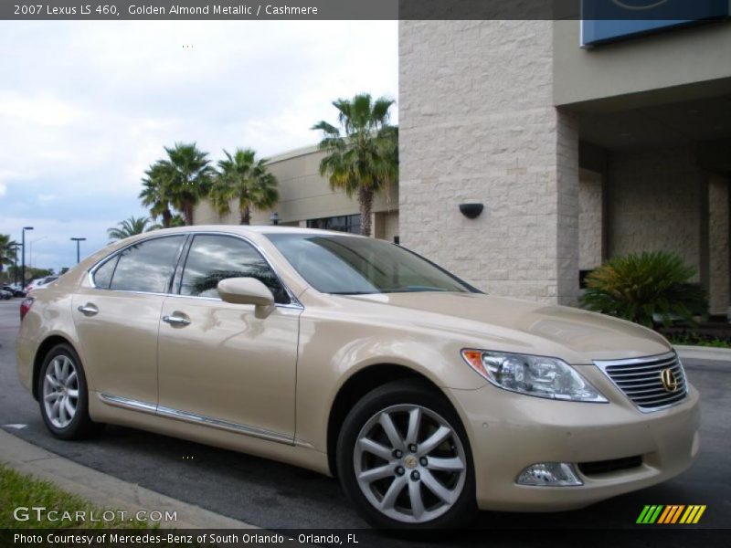 Golden Almond Metallic / Cashmere 2007 Lexus LS 460