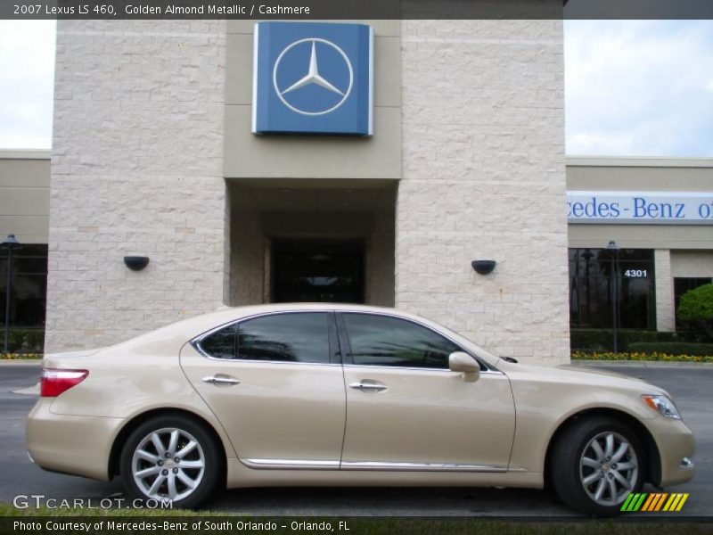 Golden Almond Metallic / Cashmere 2007 Lexus LS 460