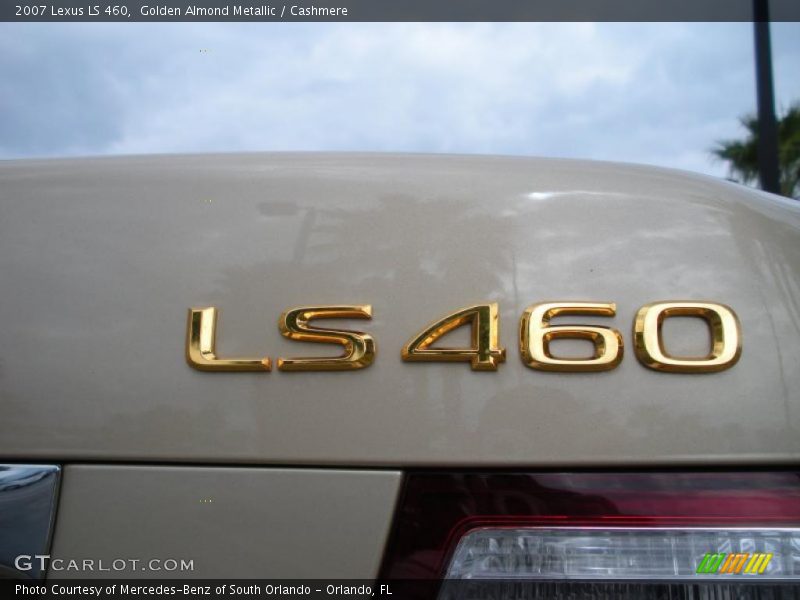 Golden Almond Metallic / Cashmere 2007 Lexus LS 460