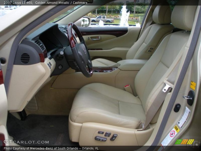 Golden Almond Metallic / Cashmere 2007 Lexus LS 460