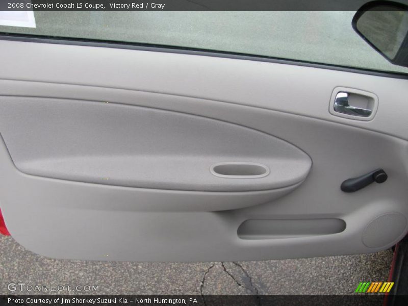 Victory Red / Gray 2008 Chevrolet Cobalt LS Coupe