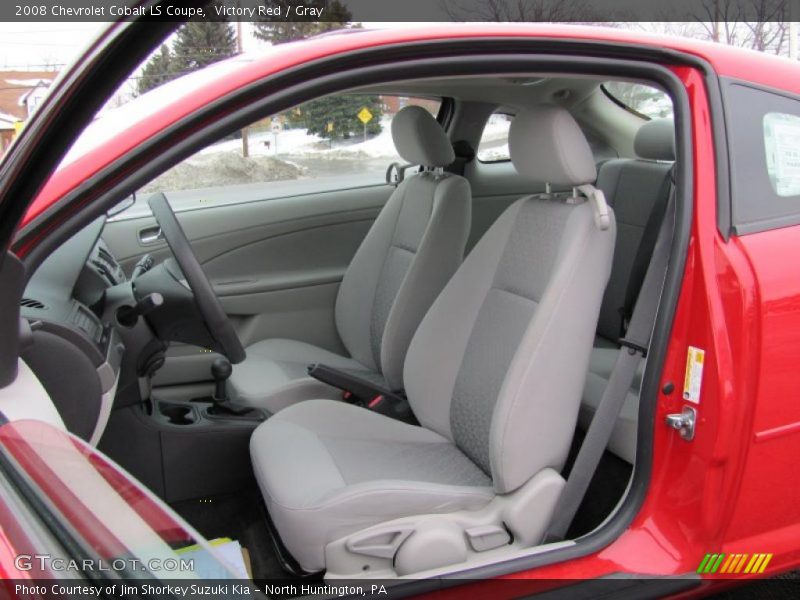 Victory Red / Gray 2008 Chevrolet Cobalt LS Coupe