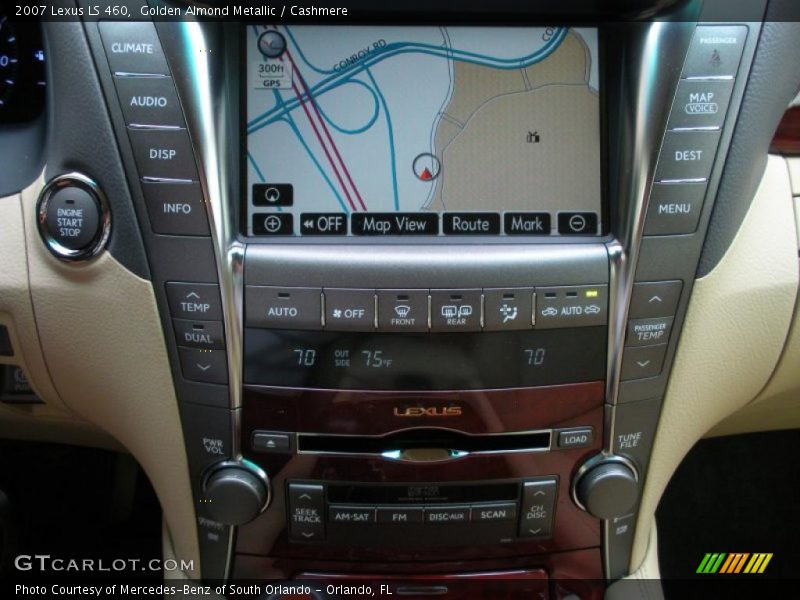 Golden Almond Metallic / Cashmere 2007 Lexus LS 460