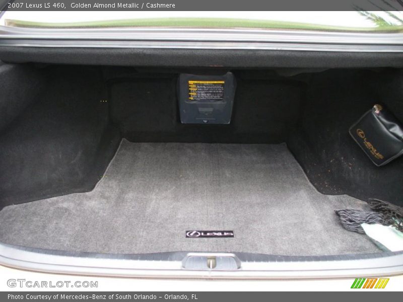 Golden Almond Metallic / Cashmere 2007 Lexus LS 460