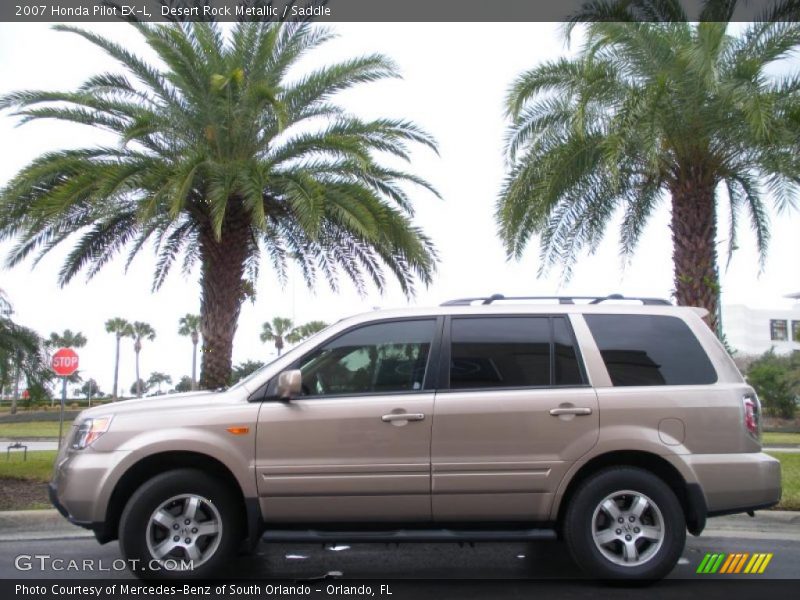 Desert Rock Metallic / Saddle 2007 Honda Pilot EX-L