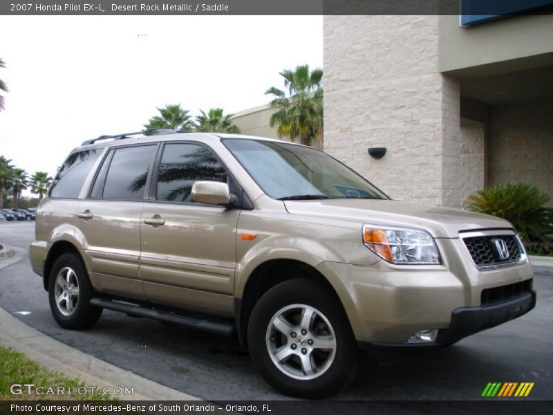 Desert Rock Metallic / Saddle 2007 Honda Pilot EX-L